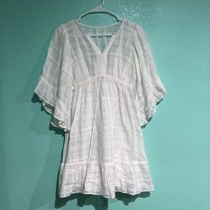 White House Black Market White Summer Beach Dress